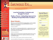 Tablet Screenshot of empoweredyou.com